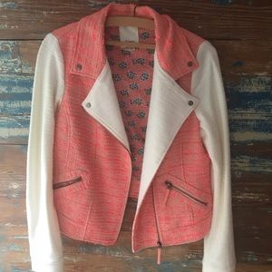 Anthropologie-Elevenses Moto Jacket